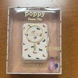 Xo poppy dachshund portable power bank